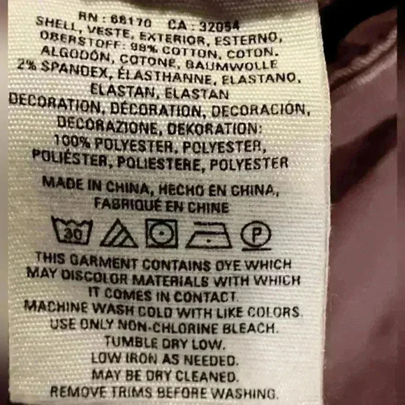 Anthropologie Rust Stretchy Pants |  17" (34") Waist | 10" Rise | 27" Inseam - Picture 3 of 4